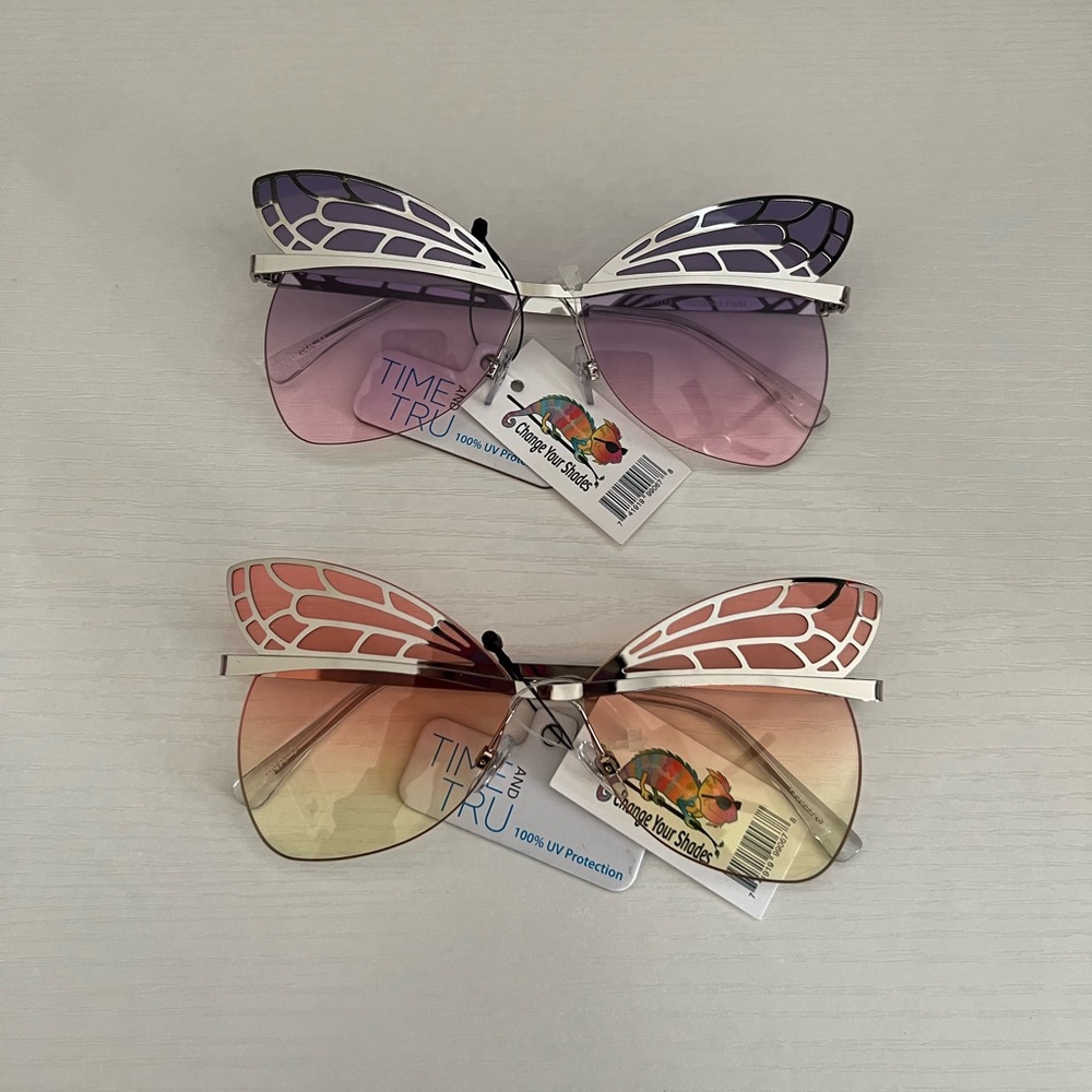 Butterfly sunglasses 2-pack